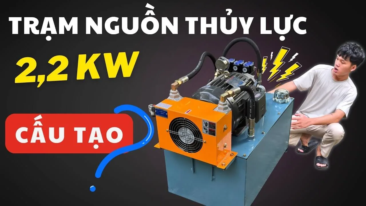 Giải Mã Trạm Nguồn Thủy Lực 2.2kW: Cấu Tạo Chi Tiết & Hướng Dẫn Chọn Mua Đúng Chuẩn