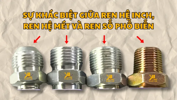 Cẩm Nang Kỹ Thuật Giải Mã Sự Khác Biệt Giữa Ren Hệ Inch, Ren Hệ Mét Và Ren Số Phổ Biến Trong Công Nghiệp 2025