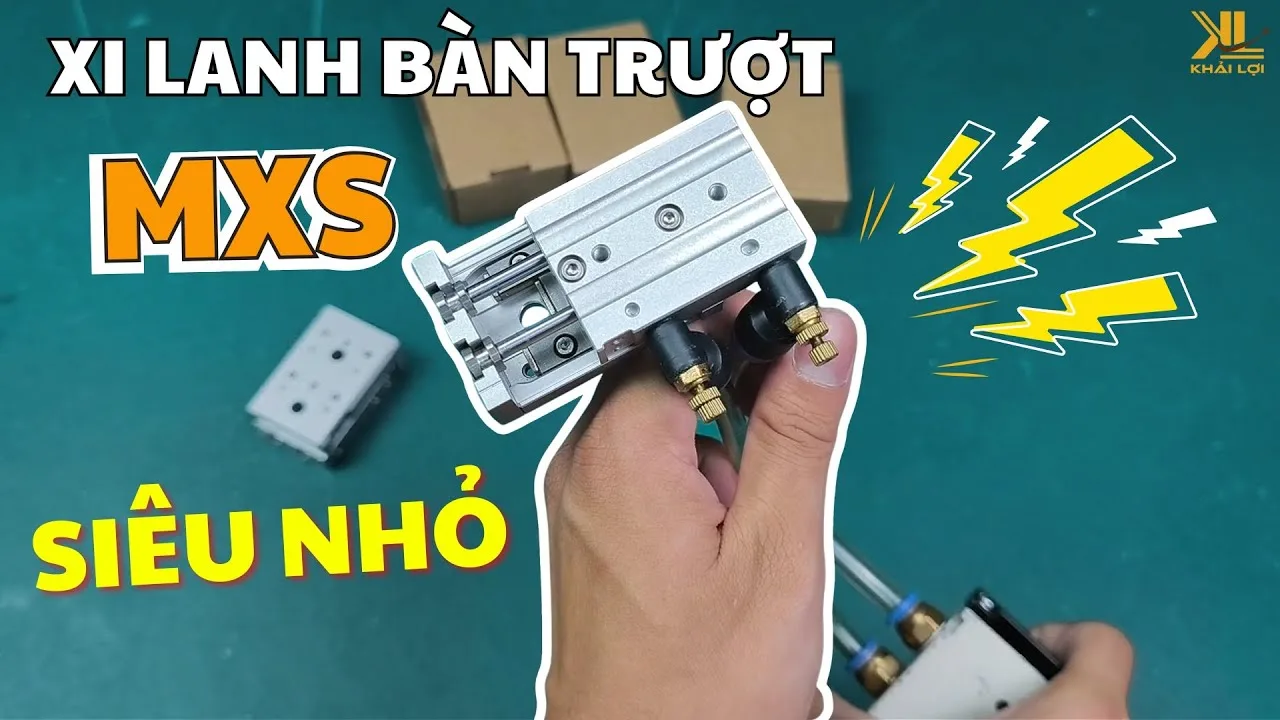Khám phá Xi lanh bàn trượt SMC MXS 8x20 – Giải pháp Tự động hóa Nhỏ gọn và Chính xác Khải Lợi Automation