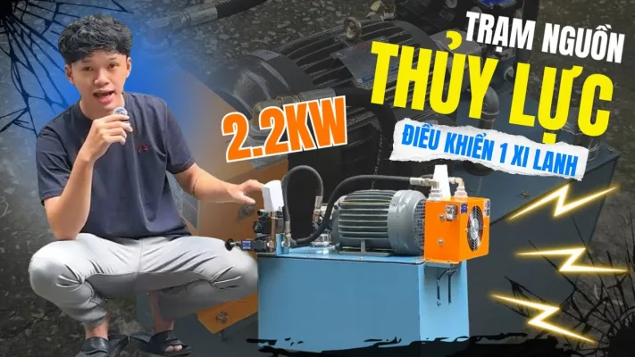 Đánh Giá Chi Tiết Video Tự Build Bộ Nguồn Thủy Lực Mini Điều Khiển 1 Xi Lanh Cực Dễ