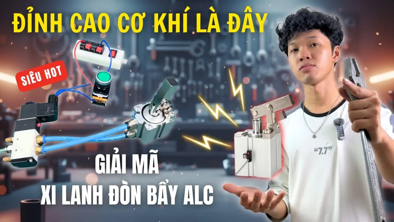 Review Chi Tiết Xi Lanh Đòn Bẩy ALC 40: Siêu Phẩm Khí Nén Cho Tự Động Hóa