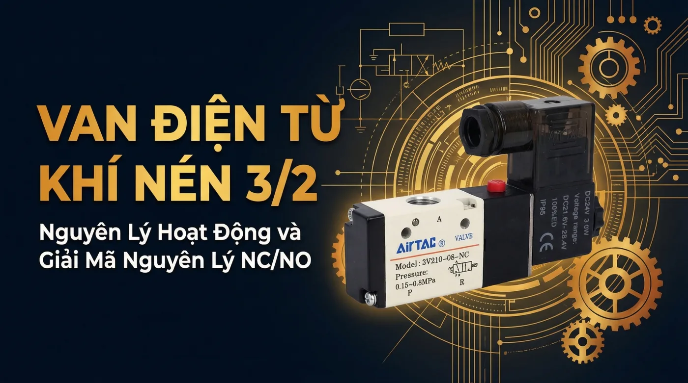 Van Điện Từ Khí Nén 32 Nguyên Lý Hoạt Động và Giải Mã Nguyên Lý NCNO