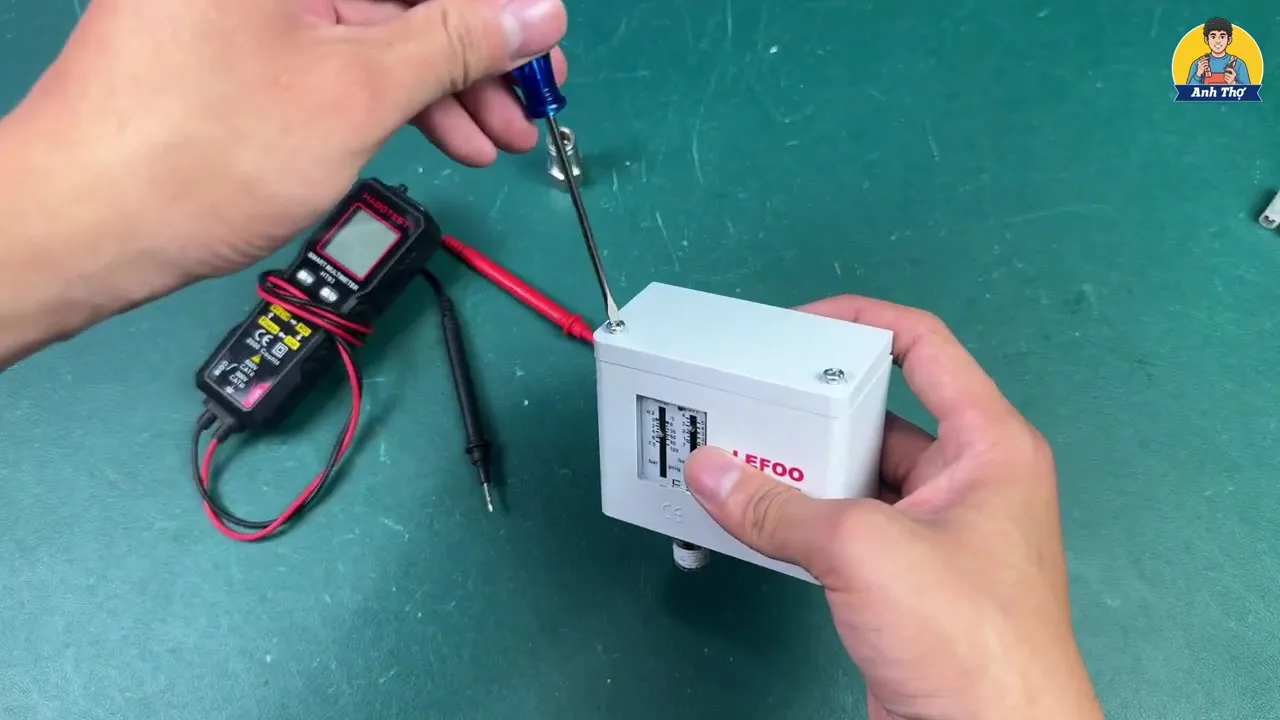 Hướng Dẫn Điều Chỉnh Range và DIFF Công Tắc Áp Suất LEFOO 5508