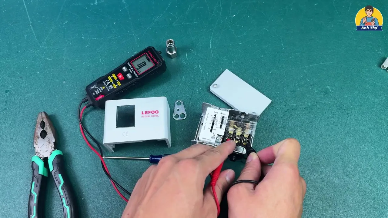 Hướng Dẫn Điều Chỉnh Range và DIFF Công Tắc Áp Suất LEFOO 5508