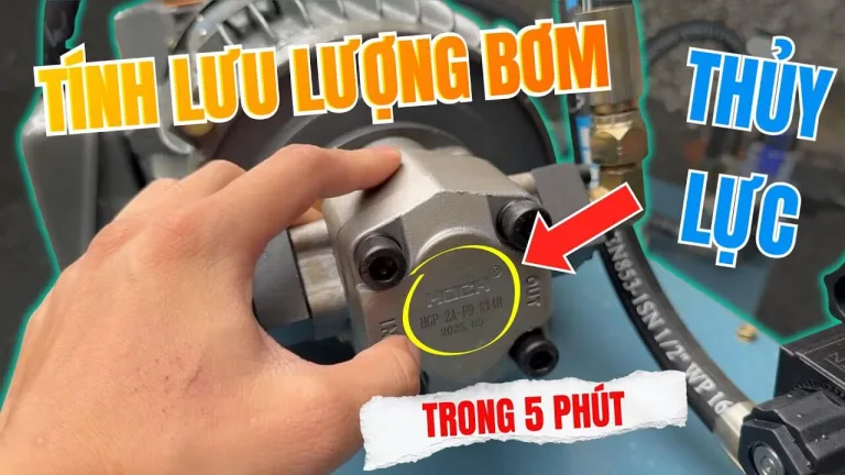 Hướng Dẫn Tính Lưu Lượng Bơm Thủy Lực