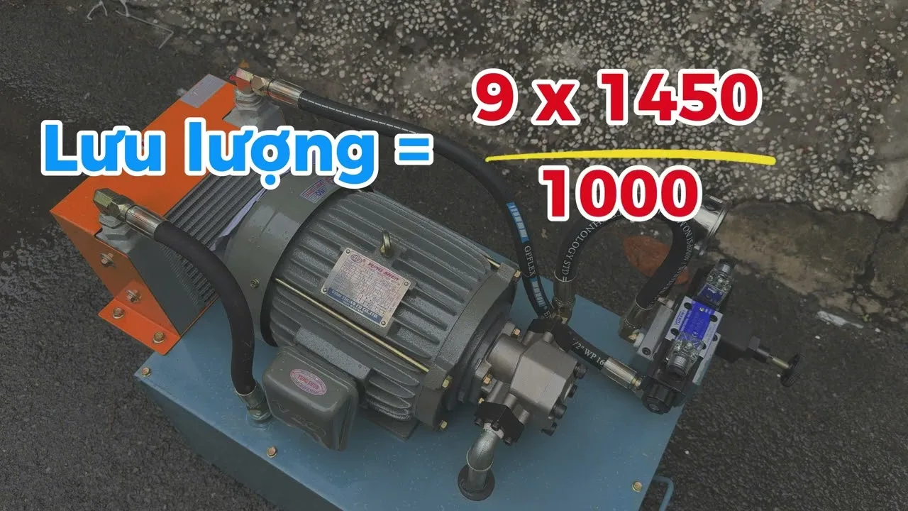 Hướng Dẫn Tính Lưu Lượng Bơm Thủy Lực Nhanh Chóng và Chính Xác