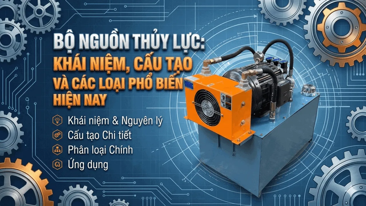 Bộ Nguồn Thủy Lực Khái Niệm, Cấu Tạo Và Các Loại Phổ Biến Hiện Nay 2026