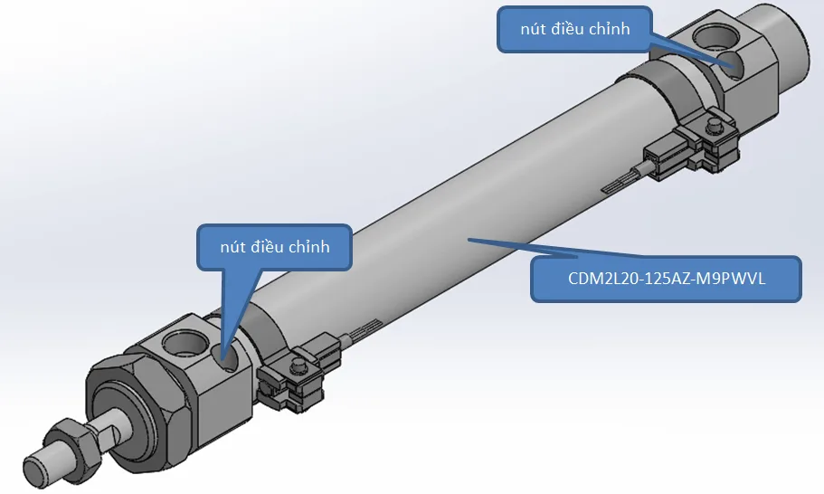 Giam chan Air Cushion trong Xylanh Khi nen 1