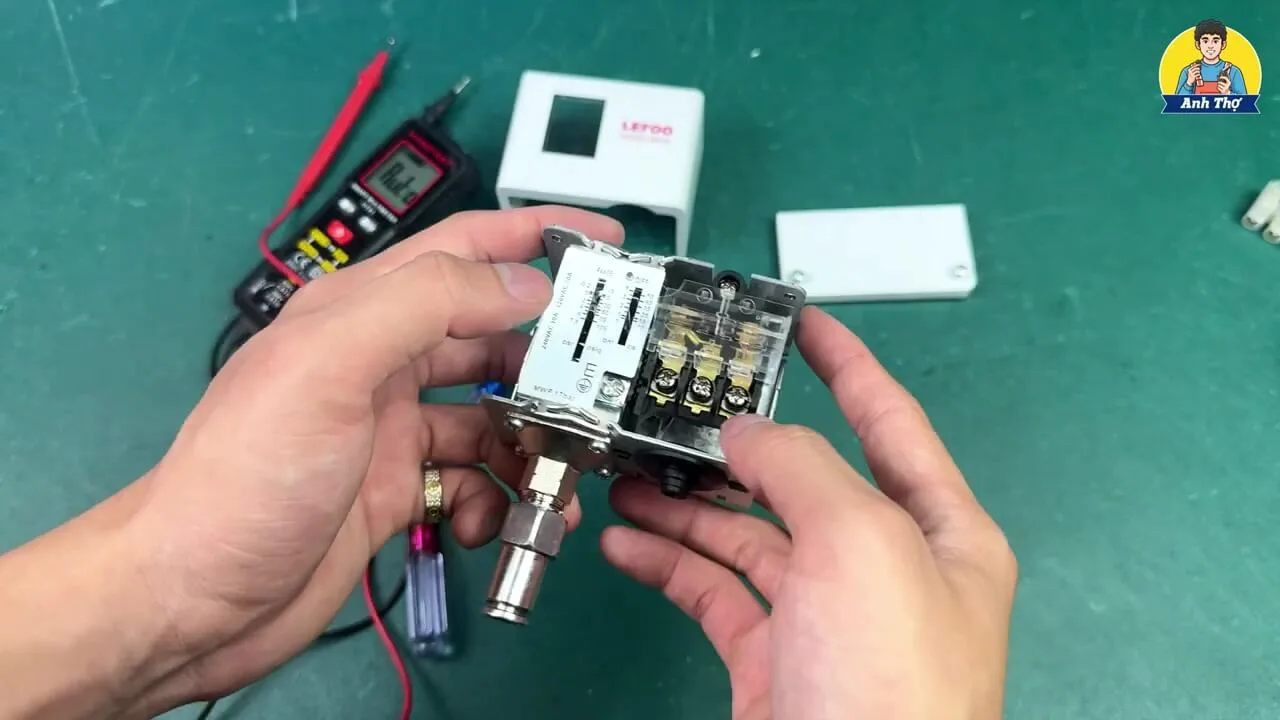 Hướng Dẫn Đấu Công Tắc Áp Suất LEFOO 5506, 5508, 5510