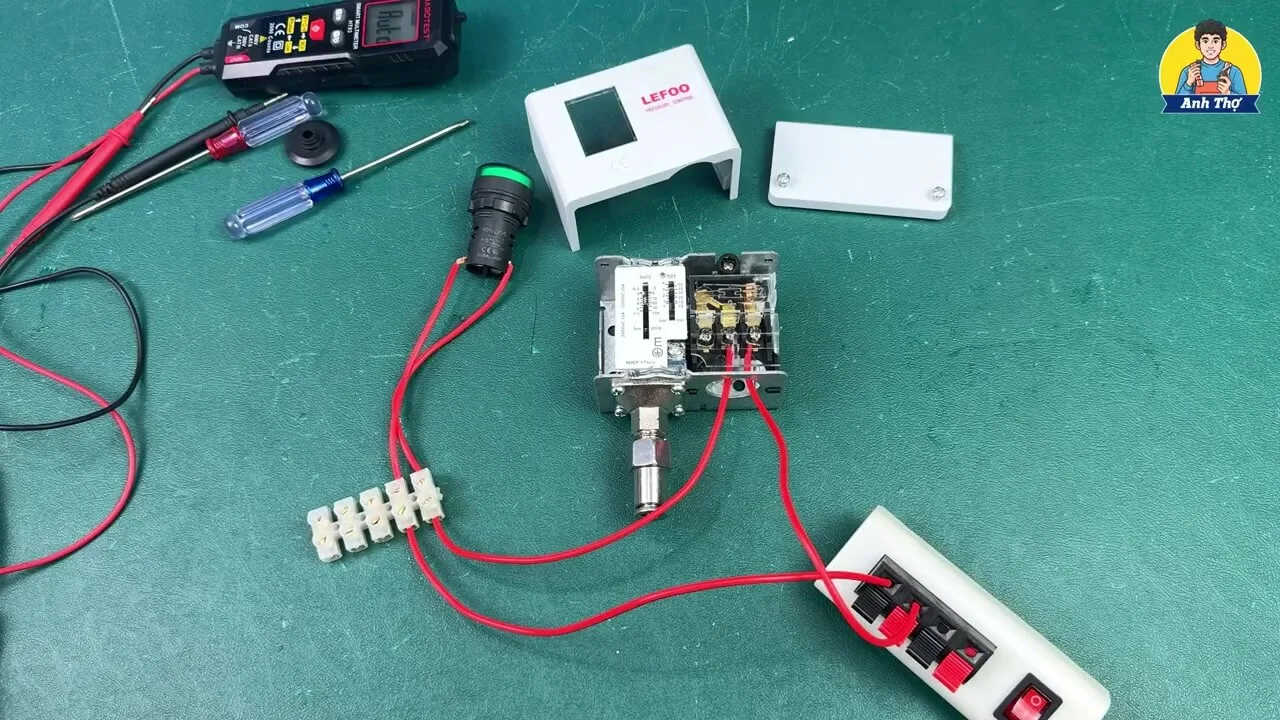 Hướng Dẫn Đấu Công Tắc Áp Suất LEFOO 5506, 5508, 5510