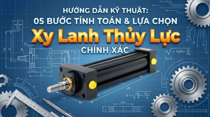 Hướng Dẫn Kỹ Thuật 05 Bước Tính Toán & Lựa Chọn Xy Lanh Thủy Lực Chính Xác