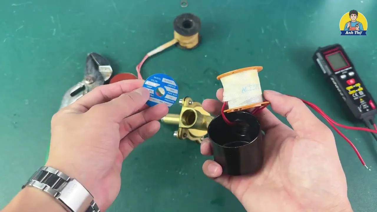 Hướng dẫn thay cuộn Coil van điện từ BỊ CHÁY - Khắc Phục Sự Cố Nhanh Chóng Tại Nhà