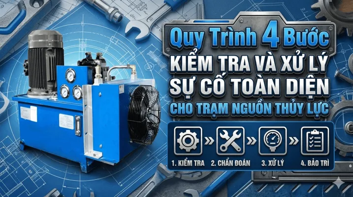 Quy Trình 4 Bước Kiểm Tra và Xử Lý Sự Cố Toàn Diện Cho Trạm Nguồn Thủy Lực