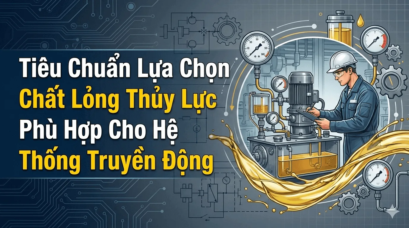 Tiêu Chuẩn Lựa Chọn Chất Lỏng Thủy Lực Phù Hợp Cho Hệ Thống Truyền Động 2026