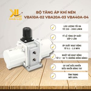 Bộ Tăng Áp Khí Nén VBA10A-02 VBA20A-03 VBA40A-04