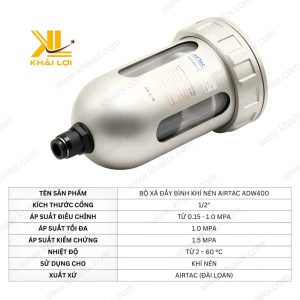 Bộ xả đáy bình khí nén AIRTAC ADW400