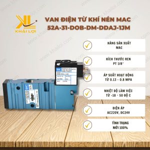 Van Điện Từ Khí Nén MAC 52A-31-DOB-DM-DDAJ-1JM