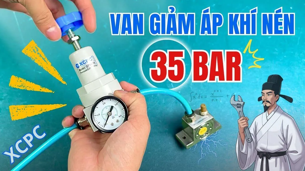 Đánh Giá Van Giảm Áp XCPC QTYH-15 35 Bar Quái Vật Cho Hệ Thống Khí Nén Cao Áp Công Nghiệp